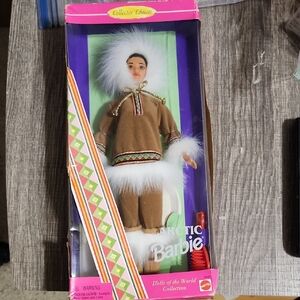 Arctic Barbie Dolls of the World Collector Edition - Brown Fur Trim Outfit